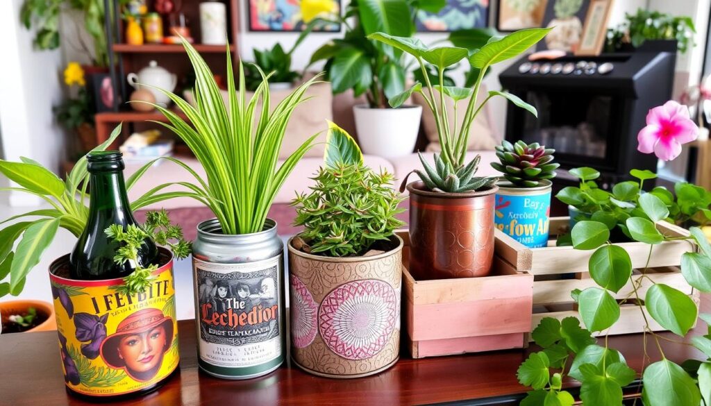 - Upcycling na Decoração: Vasos Criativos para Plantas de Interior